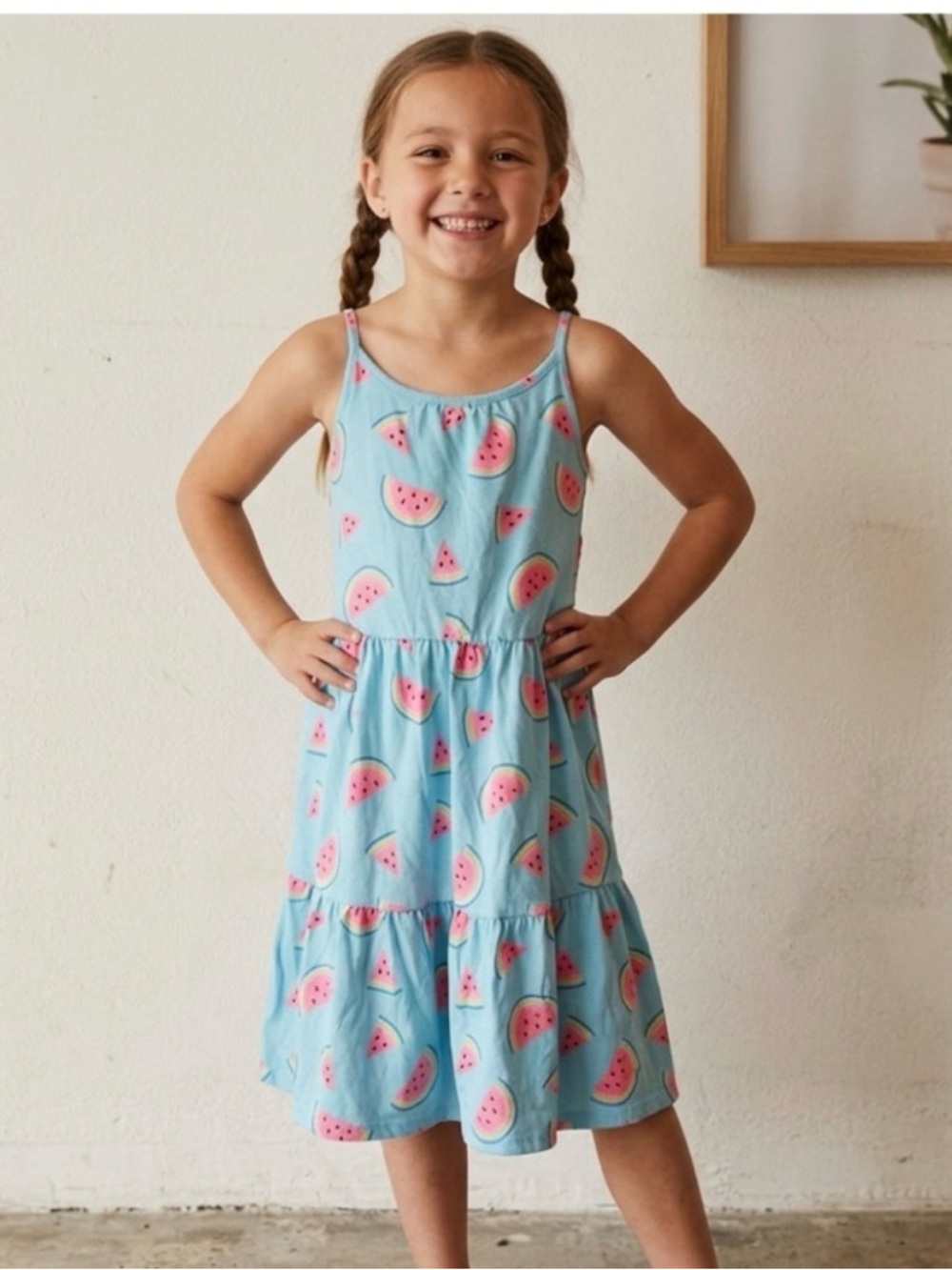 Cat & Jack Pink and Blue Dress